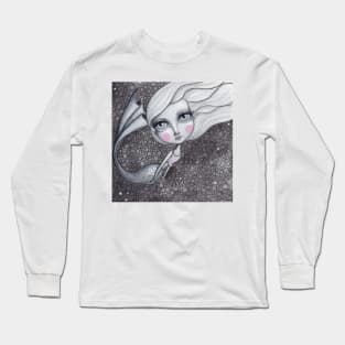 Doodle Mermaid Cutie 2 of 4 Long Sleeve T-Shirt